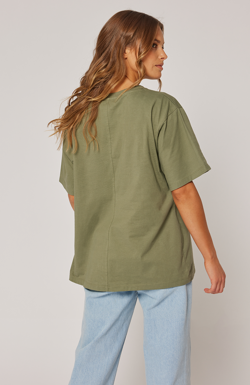 Marlie Tee - Khaki - JL & CO. boutique 