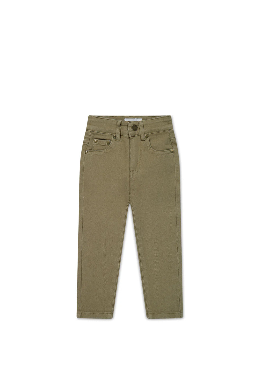 Austin Cotton Twill Pant - Oak - JL & CO. boutique 