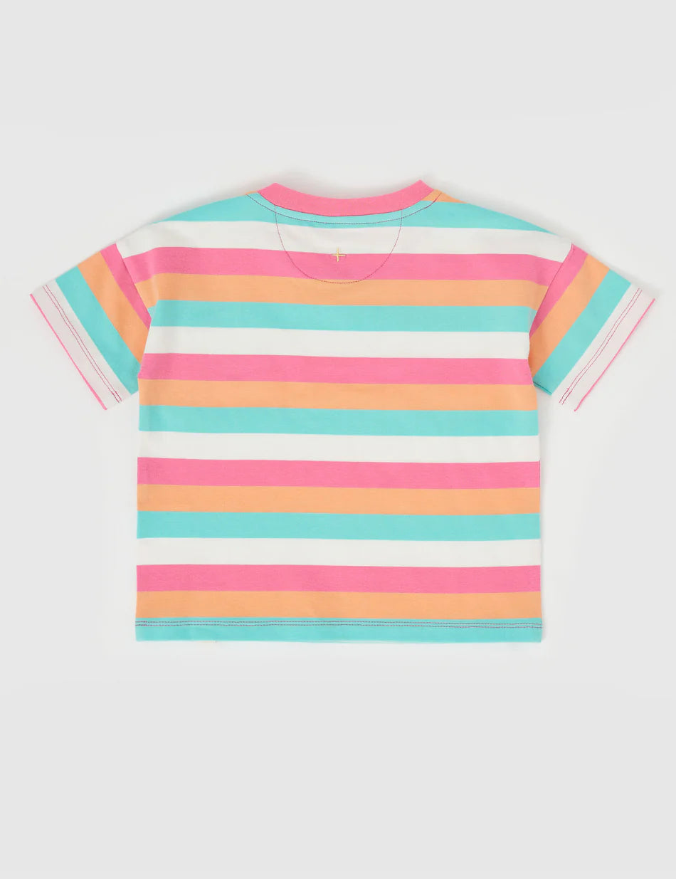 Beach Club Stripe T-Shirt Summer Stripe