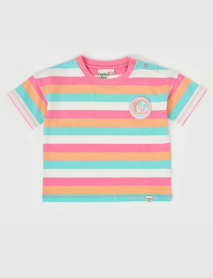 Beach Club Stripe T-Shirt Summer Stripe