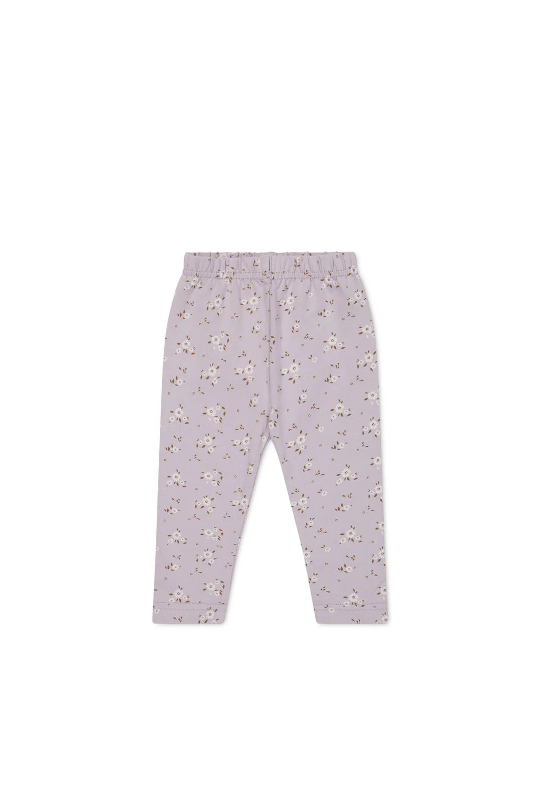 Organic Cotton Everyday Legging - Lulu Bloom Iris - JL & CO. boutique 