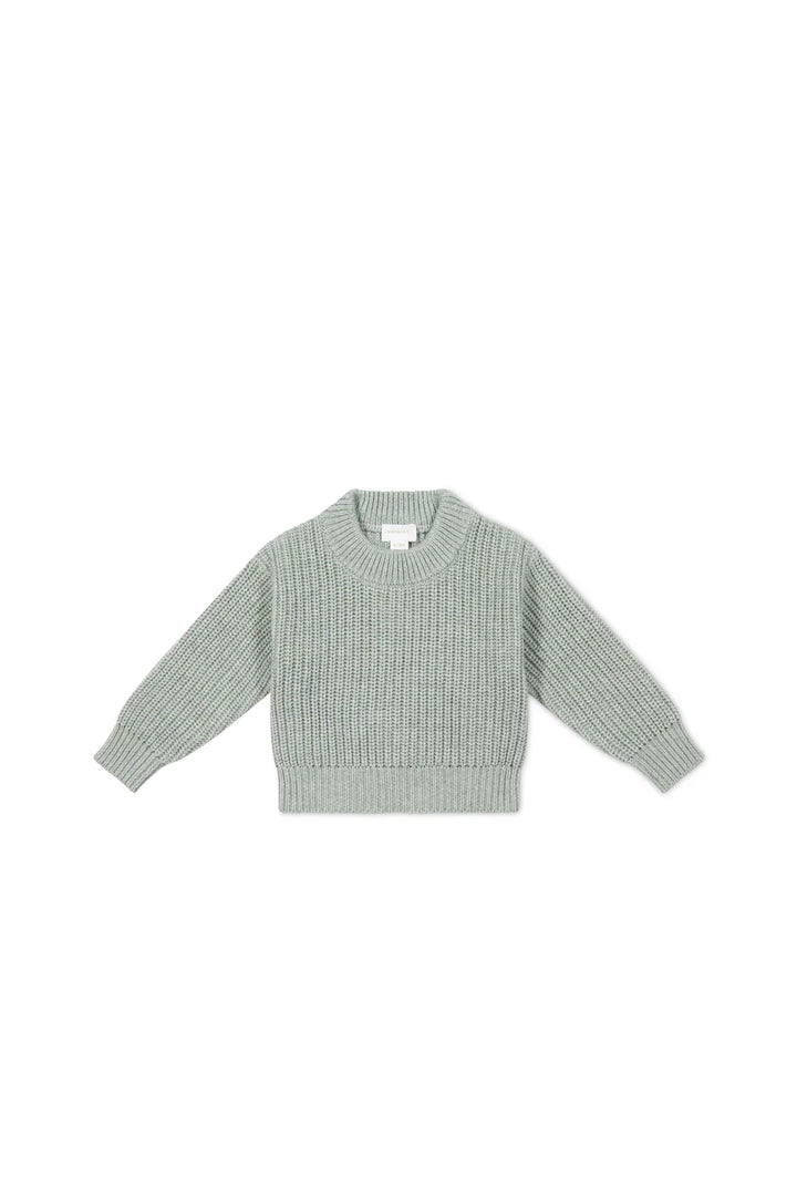 Morgan Jumper - Mist Fleck - JL & CO. boutique 