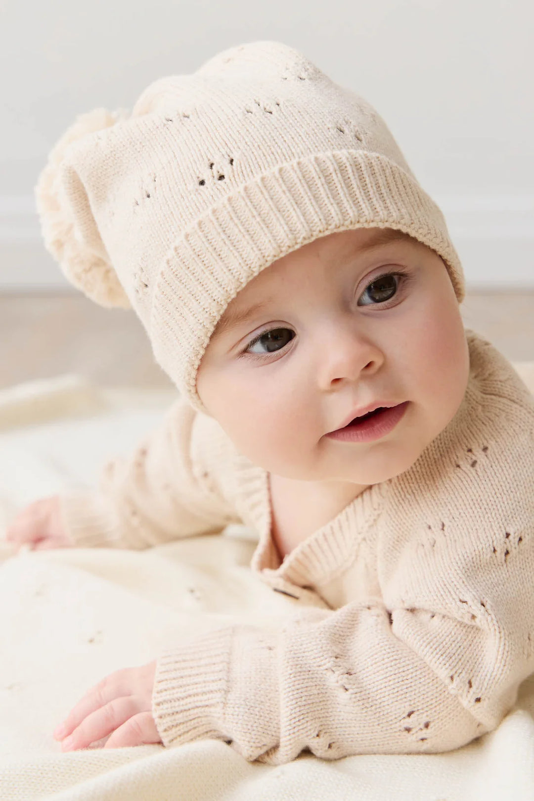 Alette Beanie - Light Oatmeal Marle - JL & CO. boutique 