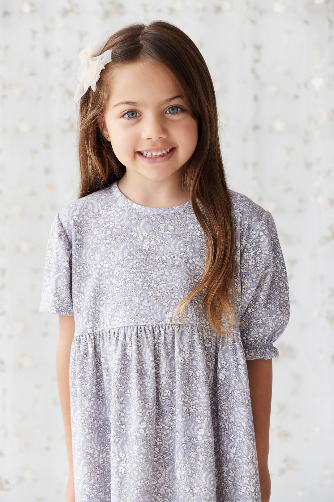 Organic Cotton Penny Dress - April Lilac - JL & CO. boutique 