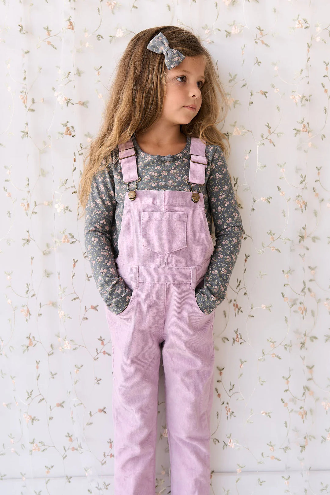 Jordie Cord Overall - Lilac Blush - JL & CO. boutique 