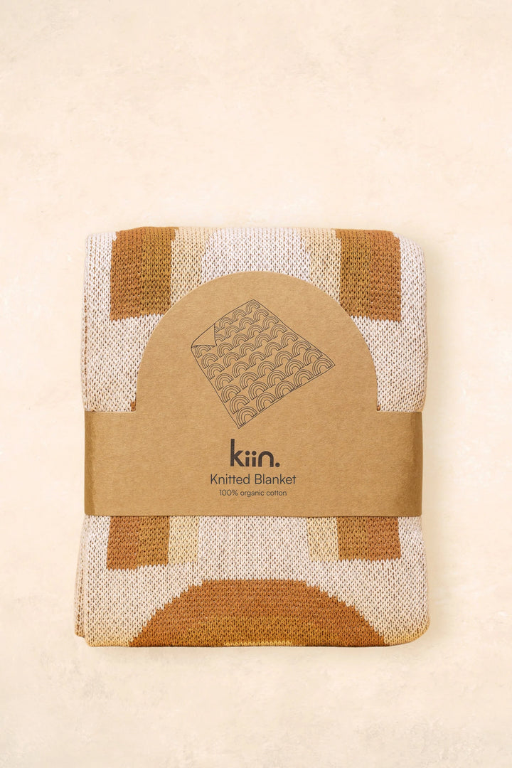 Organic Cotton Knitted Blanket