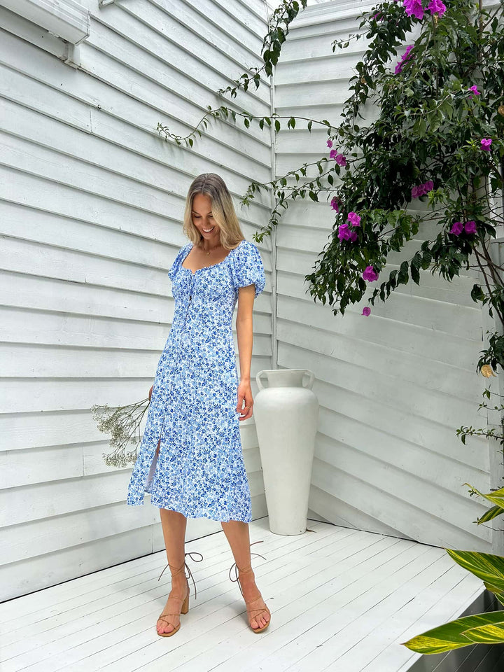 Ivana Midi Dress - Wildflower Print