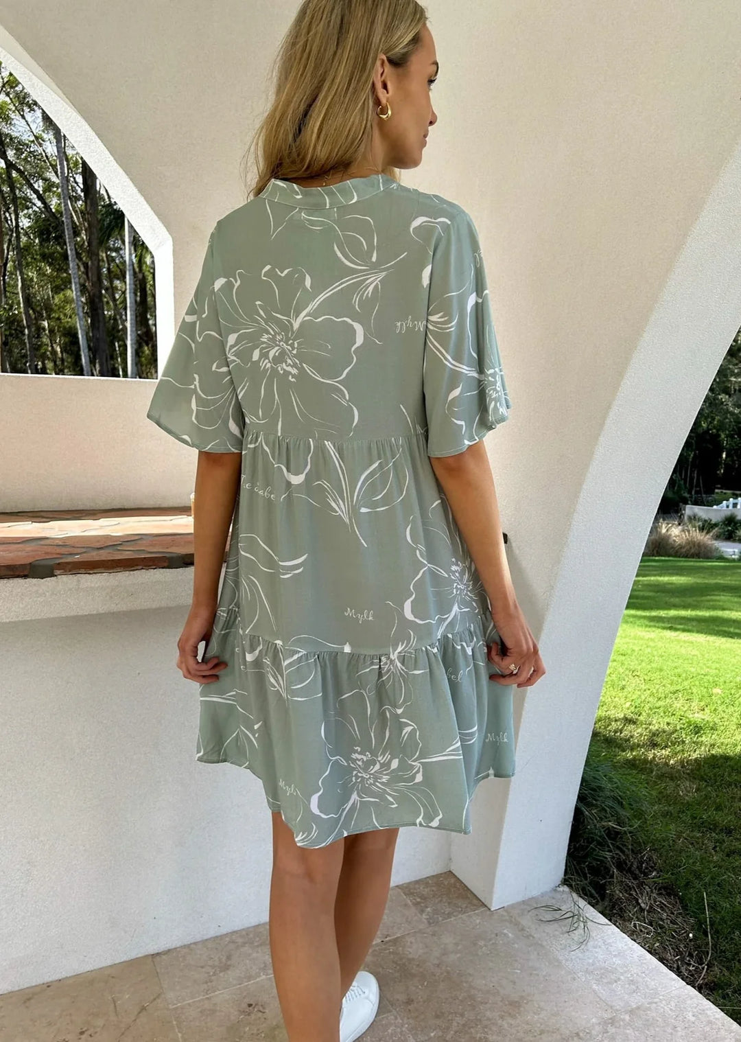 Arabella Dress - Cyprus Print - JL & CO. boutique 