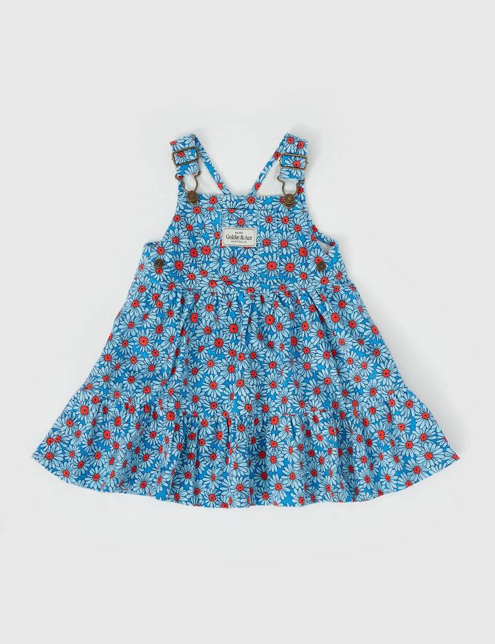 DIXIE DAISY TIERED CORDUROY PINAFORE DRESS - JL & CO. boutique 