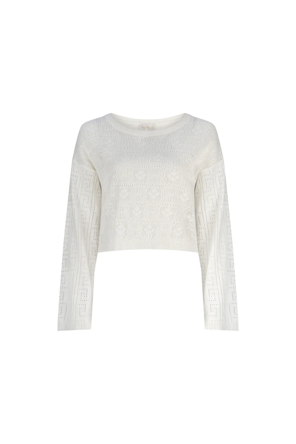 Apollo Eira Cropped Sweater - Off White - JL & CO. boutique 