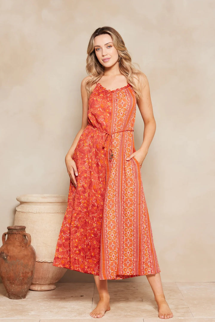 Edwina Neema Wide Leg Jumpsuit - Sienna - JL & CO. boutique 