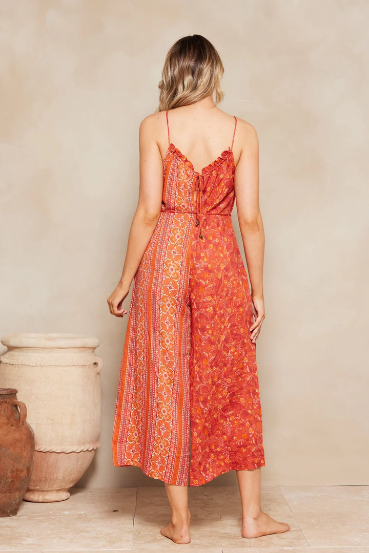 Edwina Neema Wide Leg Jumpsuit - Sienna - JL & CO. boutique 