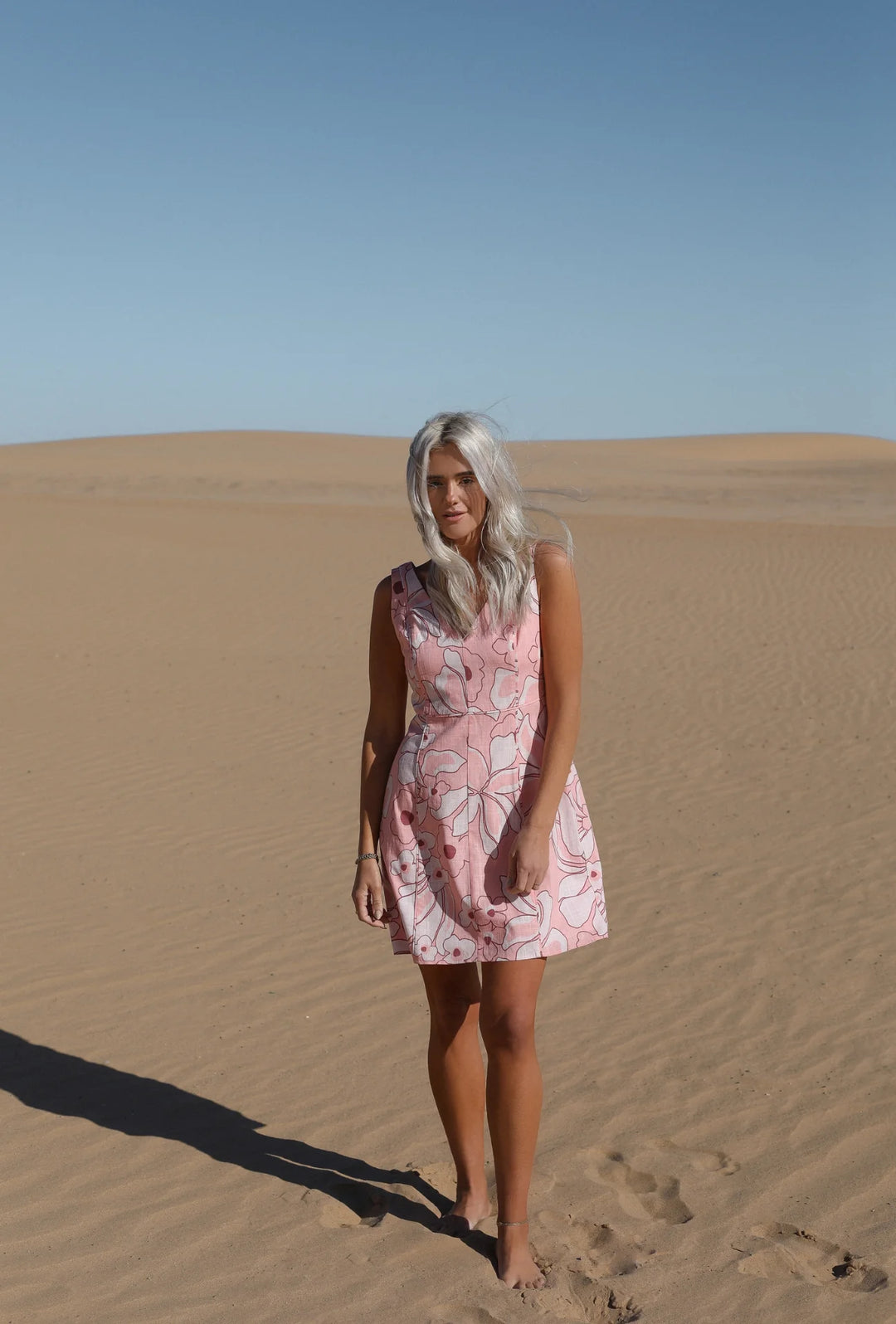 MAY MINI DRESS - DESERT FLOWER PRINT - JL & CO. boutique 