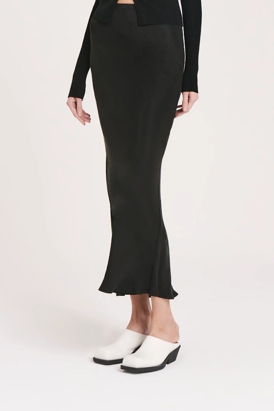 Nude Lucy Ines Cupro Skirt - Black - JL & CO. boutique 