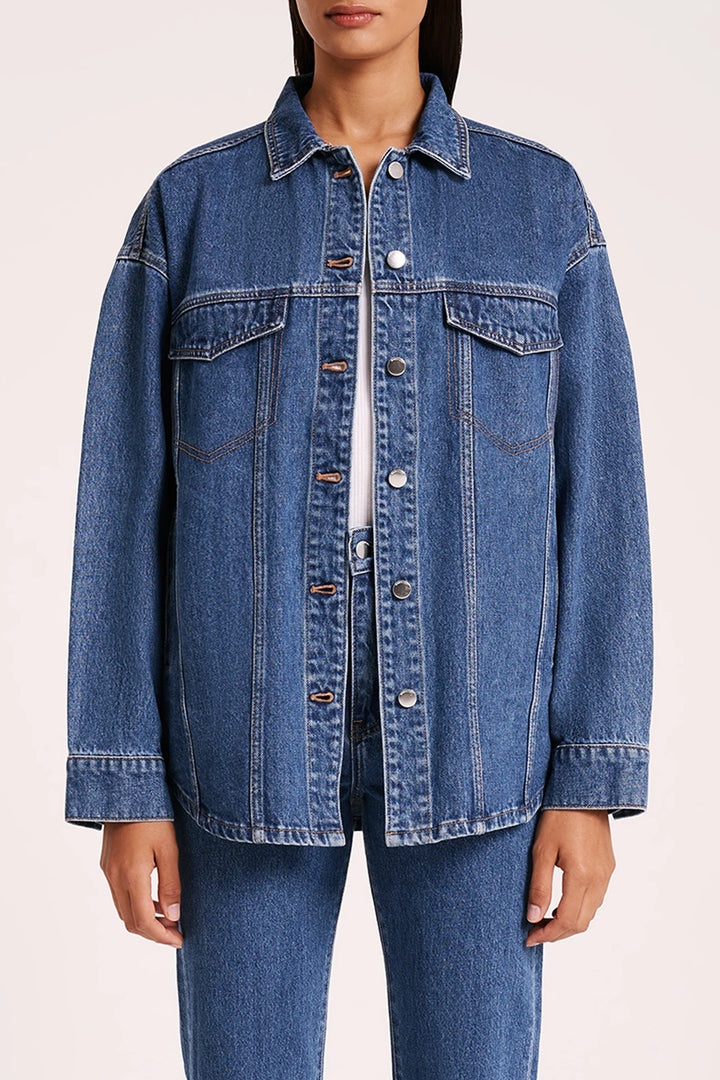 Organic Denim Jacket - JL & CO. boutique 