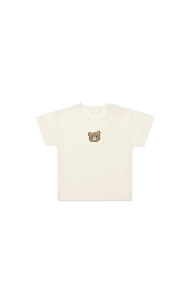 Pima Cotton Hunter Tee - Cloud Bear