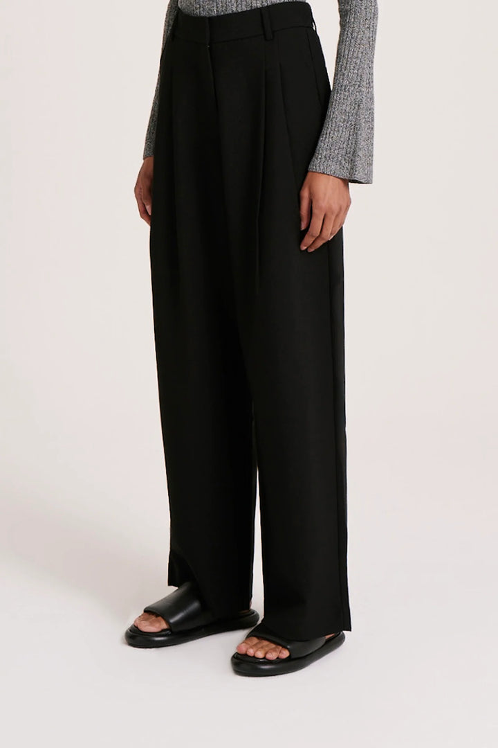 manon tailored pant - black - JL & CO. boutique 