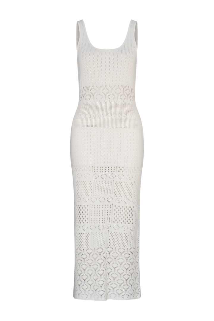 Serena Isabeau Midi Dress - Ivory - JL & CO. boutique 