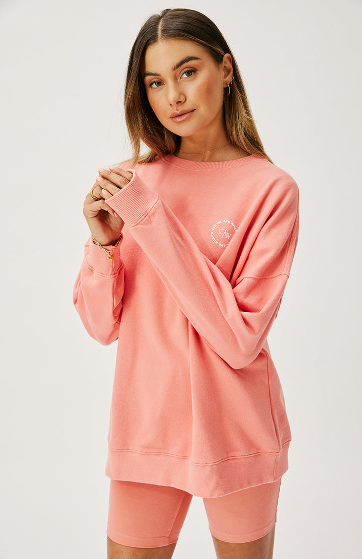 Piper Sweater - Guava - JL & CO. boutique 