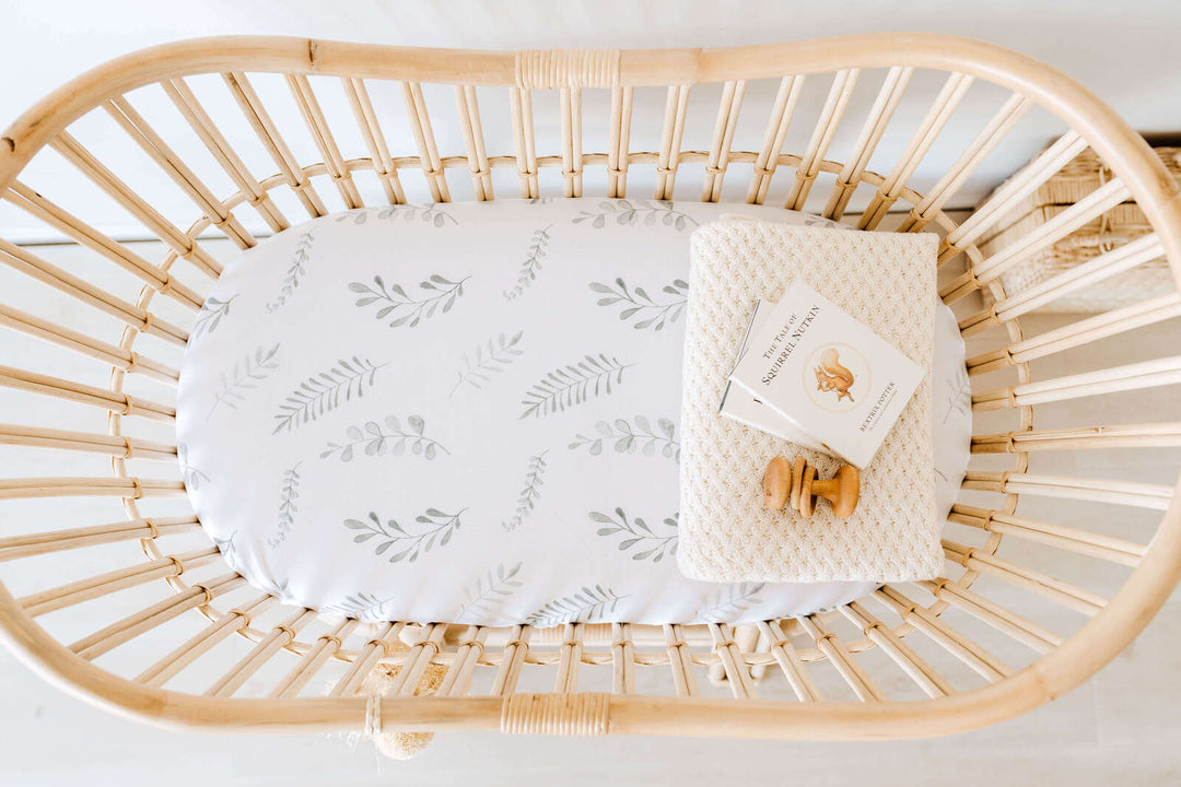 wild fern | bassinet sheet / change pad cover