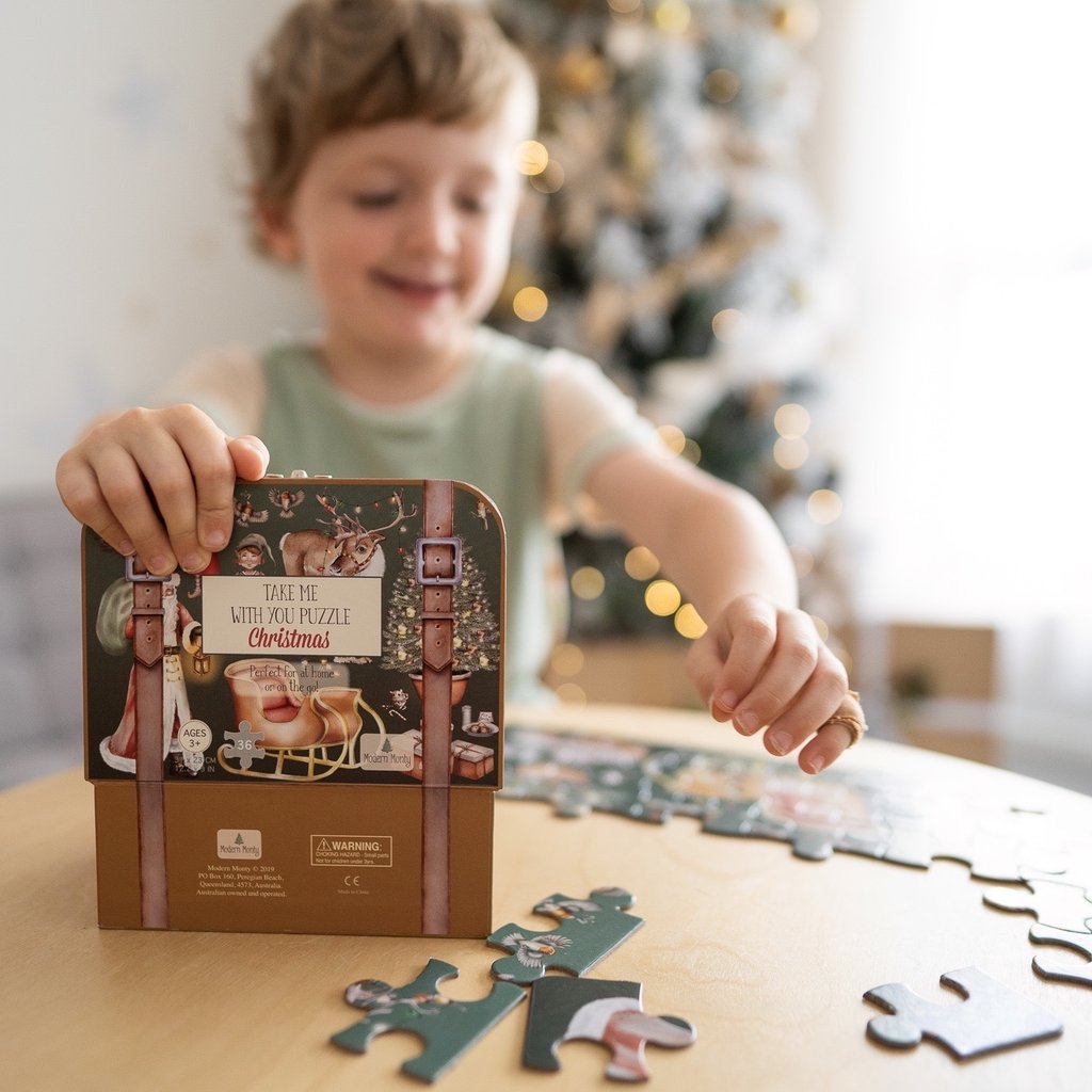 christmas "take me with you puzzle"